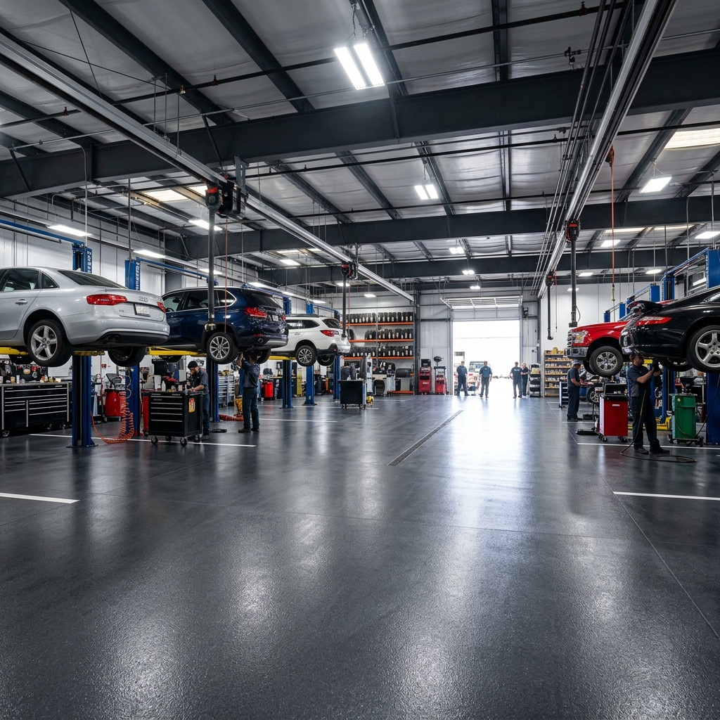 Auto Repair floor project