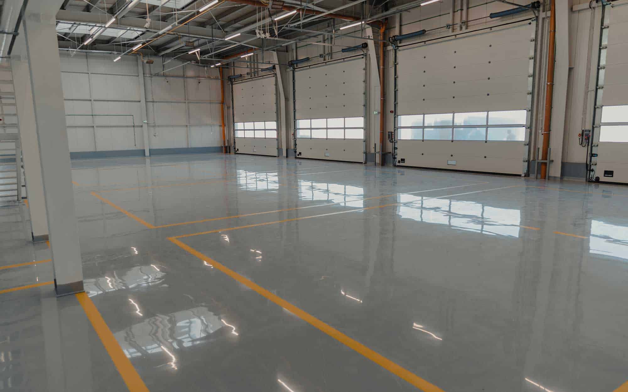 Lansing commercial floor coating project