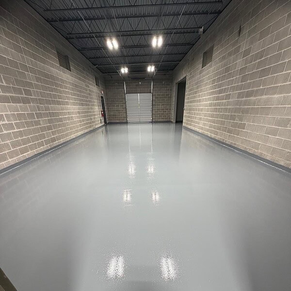 Muskegon commercial floor coating project